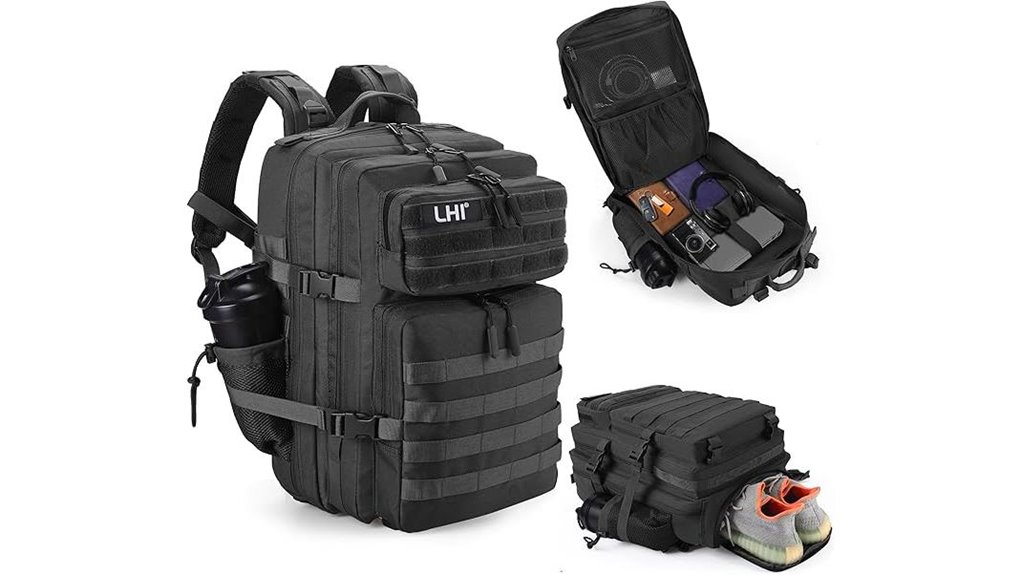 Best Carry‑On Backpacks with Dedicated Shoe Compartment 4 45l shoe army backpack