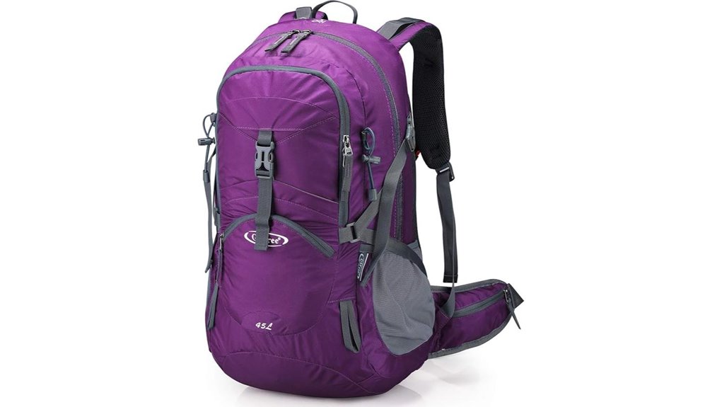 45l waterproof hiking backpack