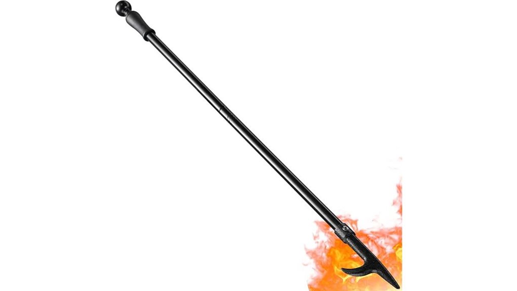 Top Fire Pit Poker Tool Every Backyard Fire Starter Needs 9 46 inch heavy duty steel poker