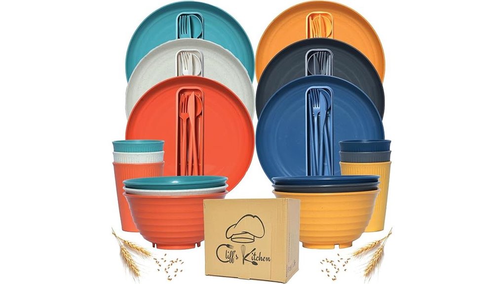 48 pcs wheat straw set