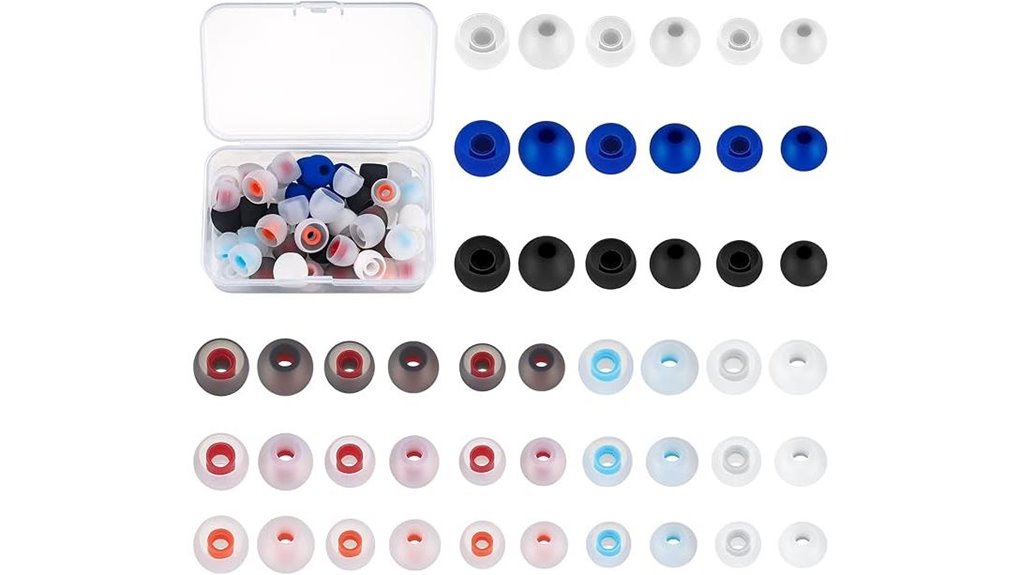 48 piece silicone earbud set