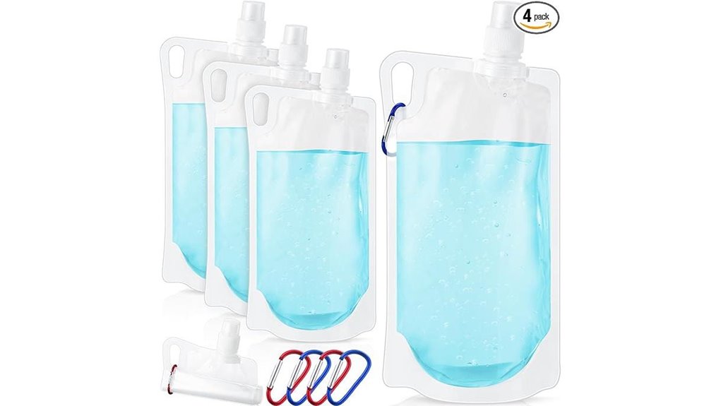 Best Water Bottles With Clip‑Friendly Carry Loops For Travel 7 4 1l collapsible travel bottles