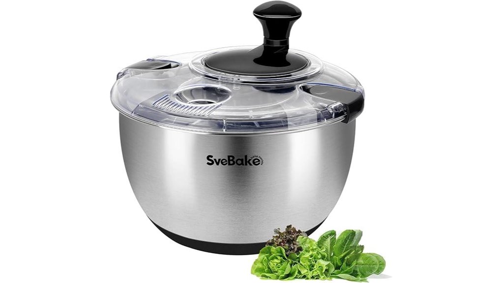 4 8 qt bpa free salad spinner