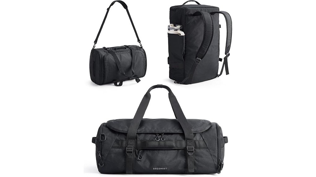 Carry‑On Duffels with Backpack Straps for Air Travel 15 4 in 1 40l water resistant duffle