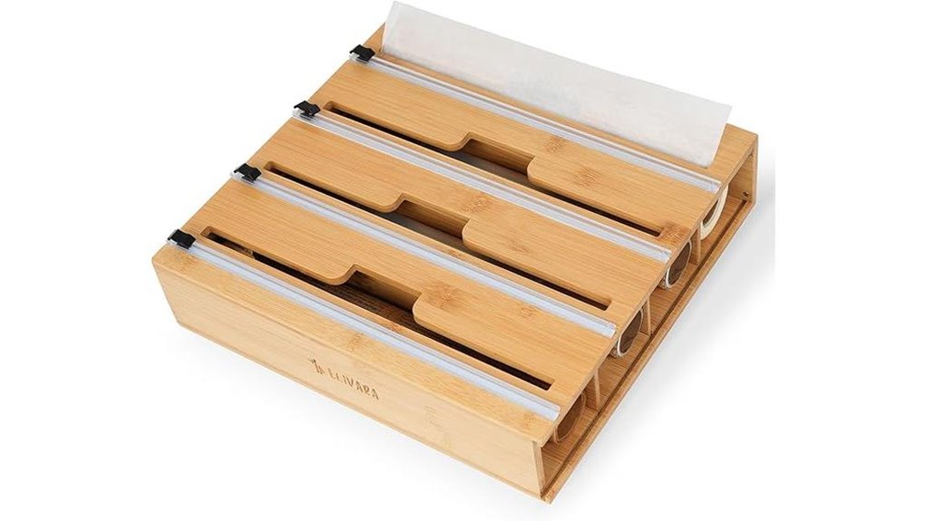 Best Foil Dispensers With Cutter That Save Time and Cut Waste 7 4 in 1 bamboo wrap cutter
