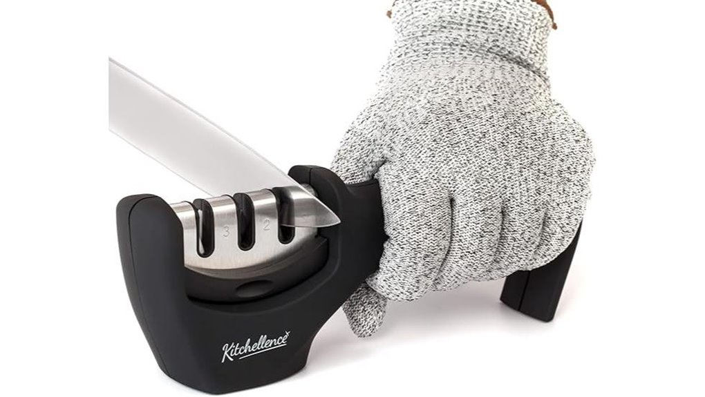 The Manual Knife Sharpeners Every Chef Deserves 1 4 in 1 knife sharpener glove