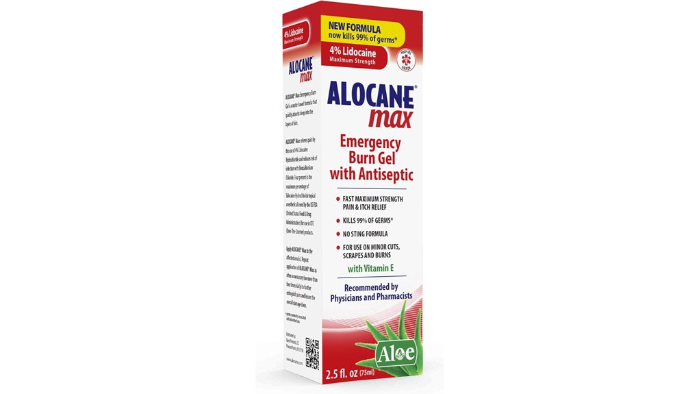Top Sunburn Relief Gels to Soothe Your Skin Fast 11 4 lidocaine burn gel
