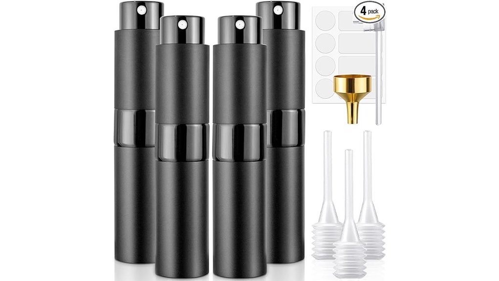 Leak‑Proof Travel Atomizers for Fresh Fragrance On‑The‑Go 6 4 pack 8ml perfume atomizer