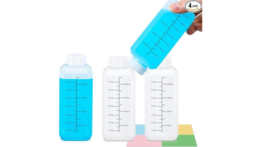 Leakproof Travel Bottles (Squeeze-Proof Caps) That Won’t Leak 4 4 pack 8oz leak proof bottles