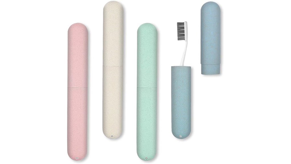 Travel Toothbrush Cases That Ventilate Properly Stay Dry 13 4 pack breathable toothbrush case