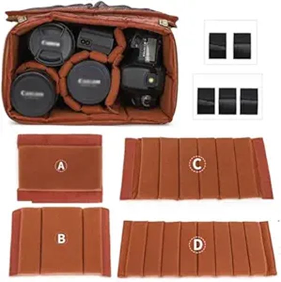 Camera Cube Inserts for Tote Bags That Convert Anything 10 4 pack camera lens dividers