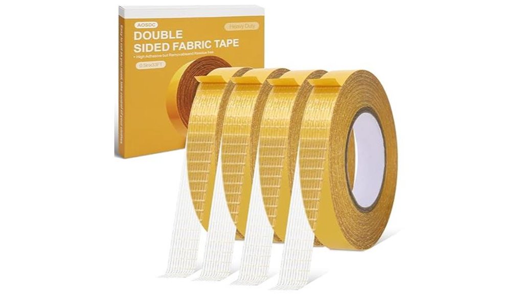 Fabric Tape for Travel Hemming – No Needle Needed 7 4 pack heavy duty hem tape