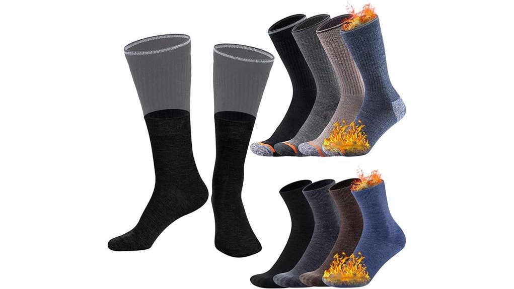 4 pack lightweight wool liners