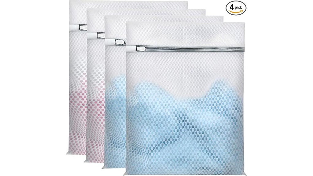 Laundry Mesh Bag (Delicates) Protects Your Delicate Garments 4 4 pack mesh delicates 12x16