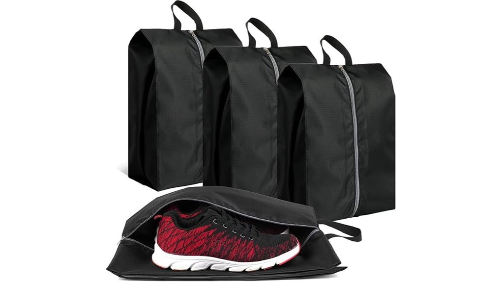 Essential Shoe Bags for Travel: Ventilated vs Waterproof 3 4 pack waterproof travel shoes