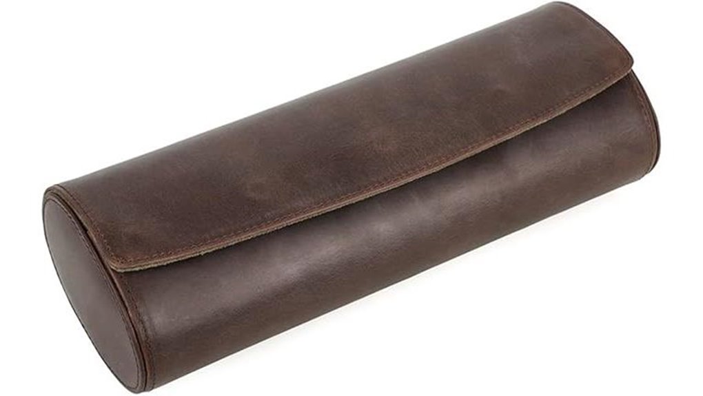 4 panel leather velvet roll