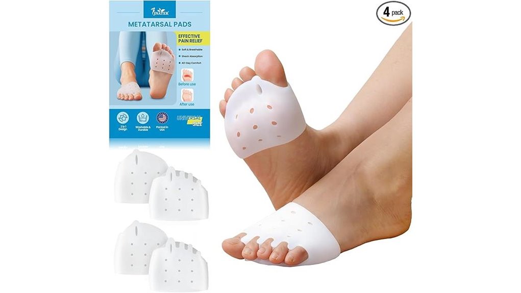 4 piece gel toe separators
