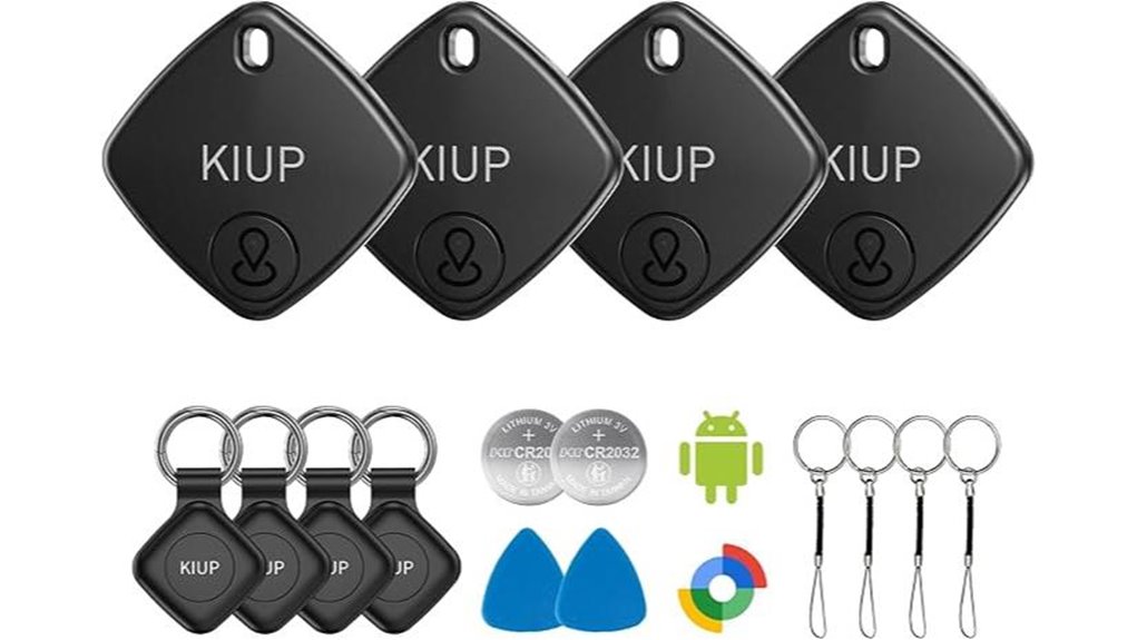 Top Bluetooth Trackers for Luggage and Keys (Multi-Pack) 12 4 piece waterproof android airtags