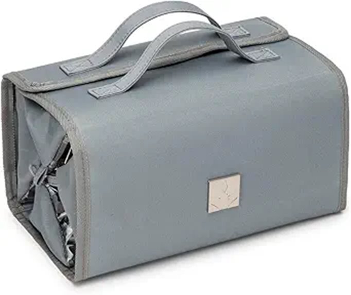 Toiletry Bags with Removable TSA Pouch (Two-in-One): Easy Travel 4 4 tsa roll up bag