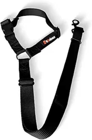 Top Pet Seat Belt Tether (Adjustable) for Safe Travels 15 4knines swivel adjustable dog seatbelt