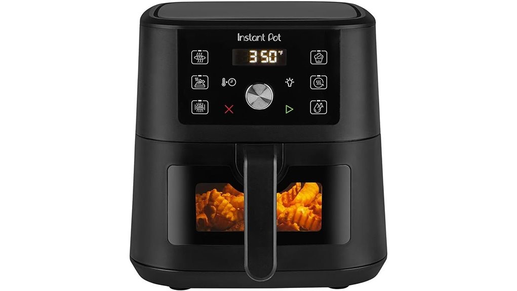 Air fryer (compact countertop) That's Perfect for Quick, Healthy Meals 9 4qt 6 in 1 air fryer