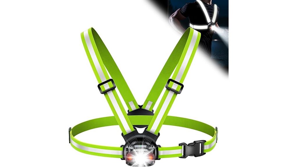 500 lumens reflective vest light