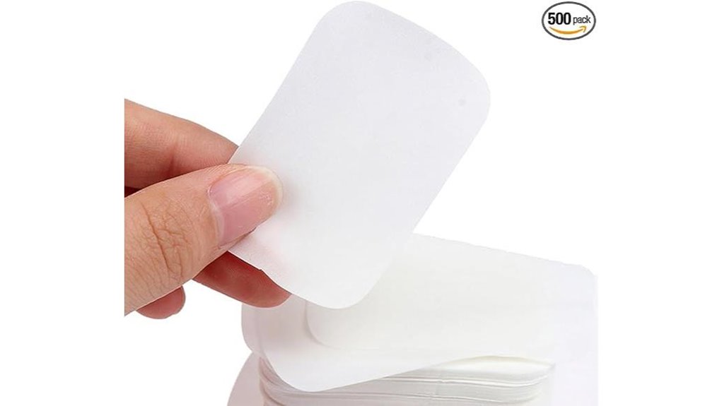 Travel Dish Soap Sheets: Tiny, Useful Cleaners for On-the-Go 13 500 white soap sheets