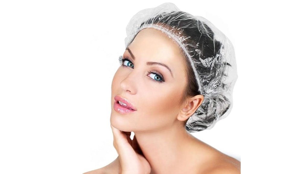 Disposable Toiletry Caps and Covers for Extra Leak Prevention 13 50 pack clear disposable caps