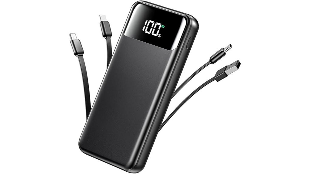 Power Banks with Built-In Cables That Keep You from Forgetting 3 50kah built in 22 5w powerbank