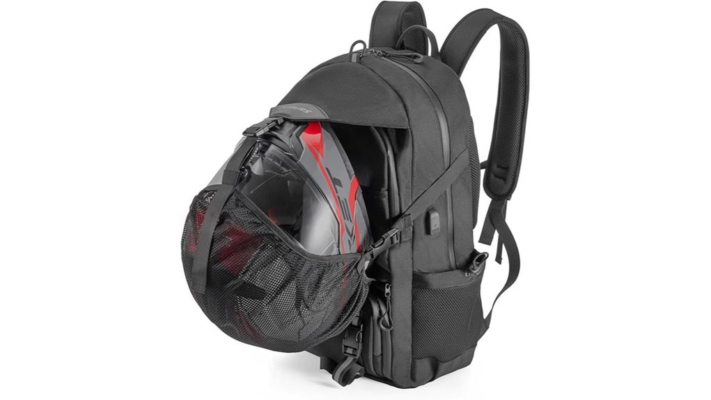 Best Backpacks With External Helmet Carry for Bike Travel 7 50l waterproof motorcycle backpack