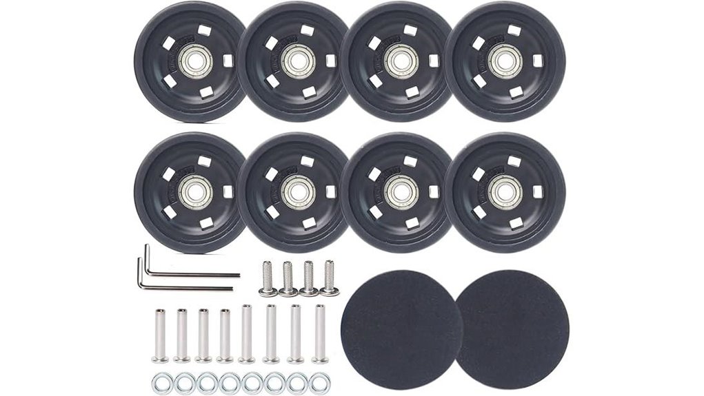 Replacement Luggage Wheels To Keep Your Bags Rolling 4 50mm 12mm luggage kit