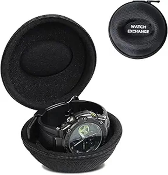 The Ultimate Slim Hard Travel Watch Cases for One Watch 13 50mm one slot travel case