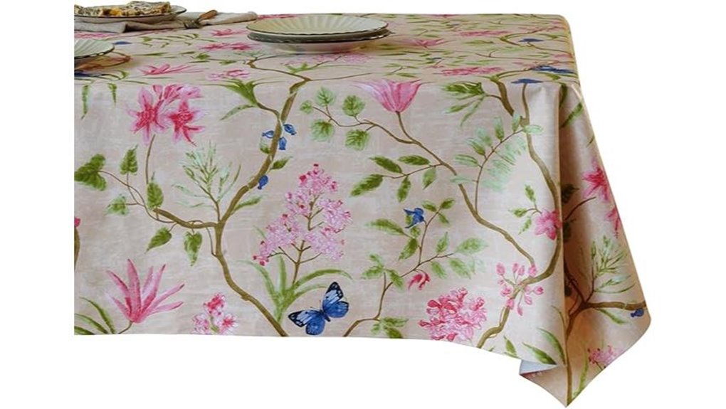 52x70 waterproof pink tablecloth