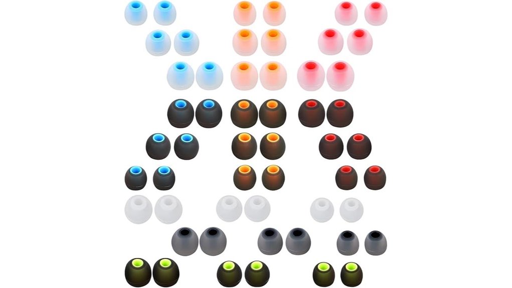 54 pack silicone earbud tips