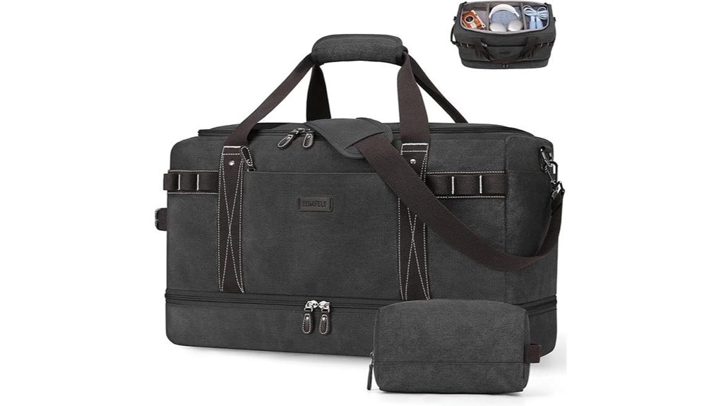 Weekender Bags for Road Trips with Big Opening & Easy Pack 13 55l waterproof canvas duffle