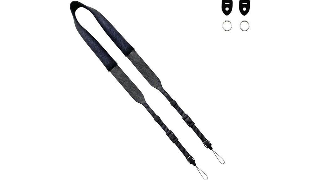 58 inch black neoprene strap