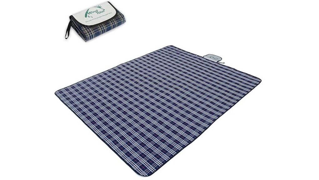59x71 navy waterproof blanket