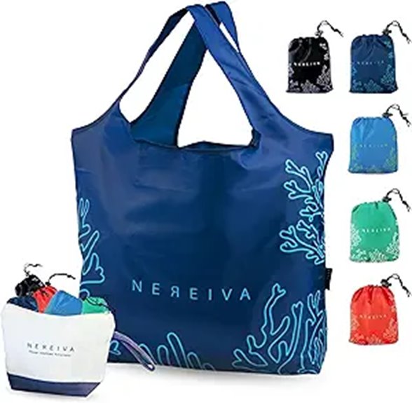 Best Reusable Shopping Bags That Pack Tiny (Keychain Size) 4 5 foldable grocery pouches