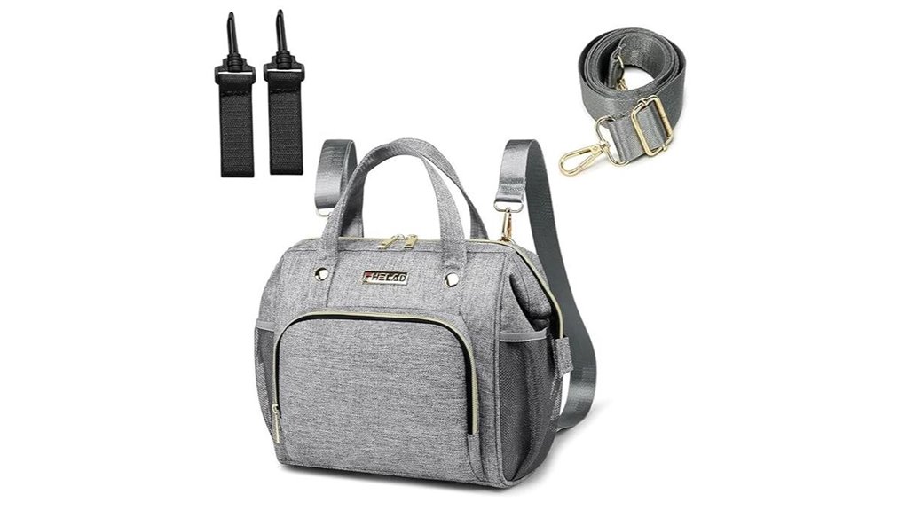 Versatile Convertible Backpack Totes (2-in-1 Carry) That Double 15 5 in 1 insulated diaper backpack