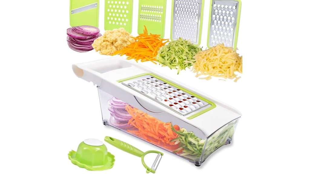 Box Grater With Container: Must-Have Tools for Every Kitchen 14 5 in 1 kitchen mandoline slicer
