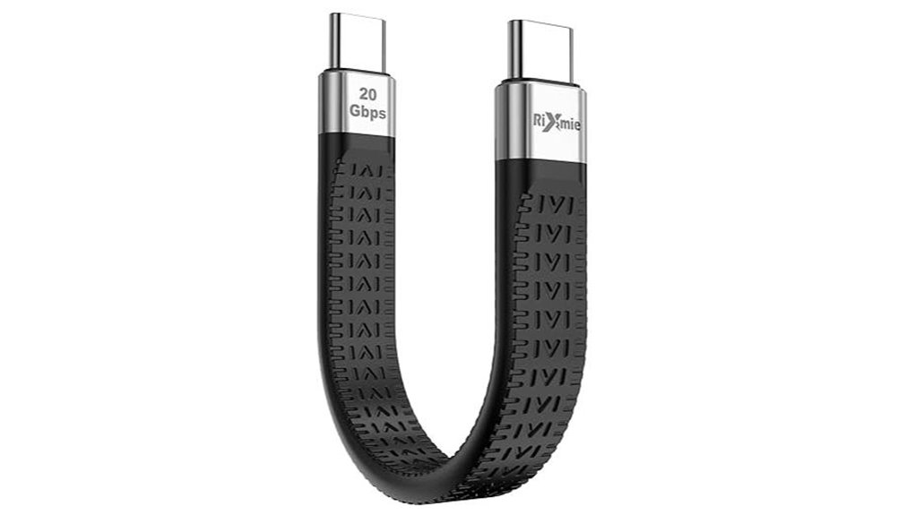 Pocket‑Friendly Short USB‑C Cables for Power Banks 14 5 inch usb c fast cable