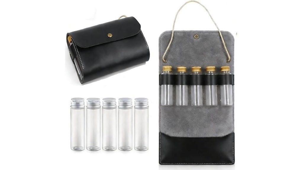 5 jar foldable waterproof leather