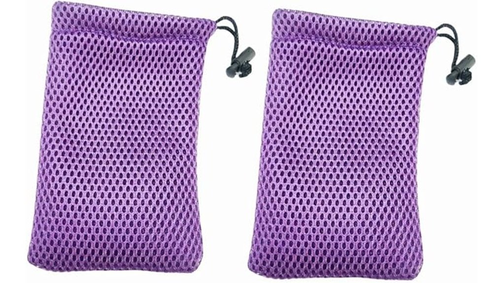 Best Travel Pouches for Tiny Treasures: Zip or Drawstring 9 5 pack 6x4 mesh pouches