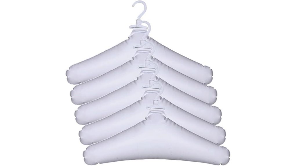 5 pack inflatable travel hangers
