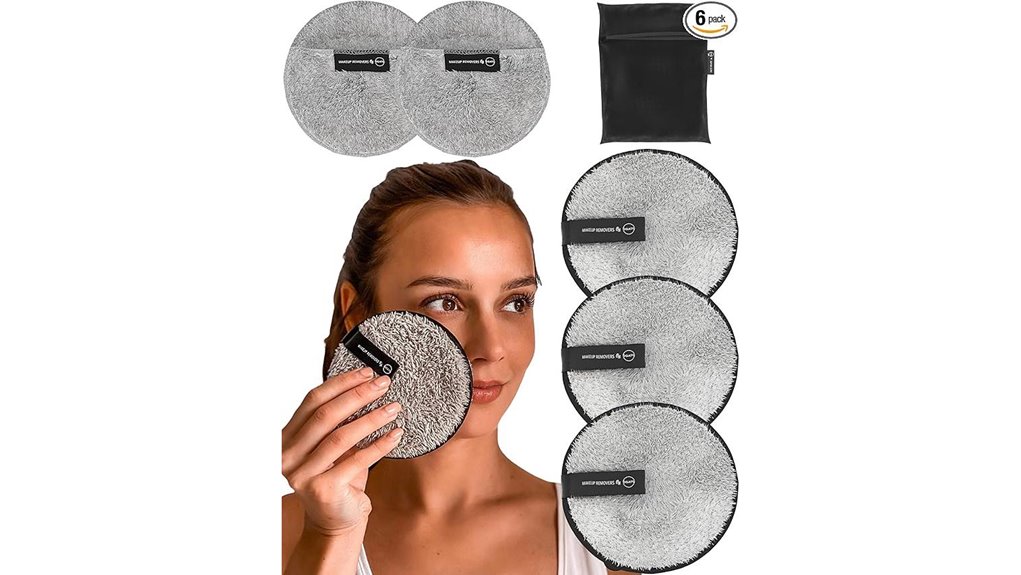 Reusable Cotton Rounds for Makeup Removal: Swipe CleanUp 14 5 piece reusable makeup cloth