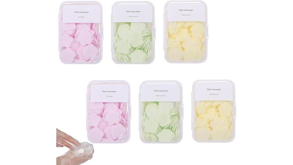 Best Biodegradable Soap Sheets for Campers & Hikers 15 600 scented portable soaps