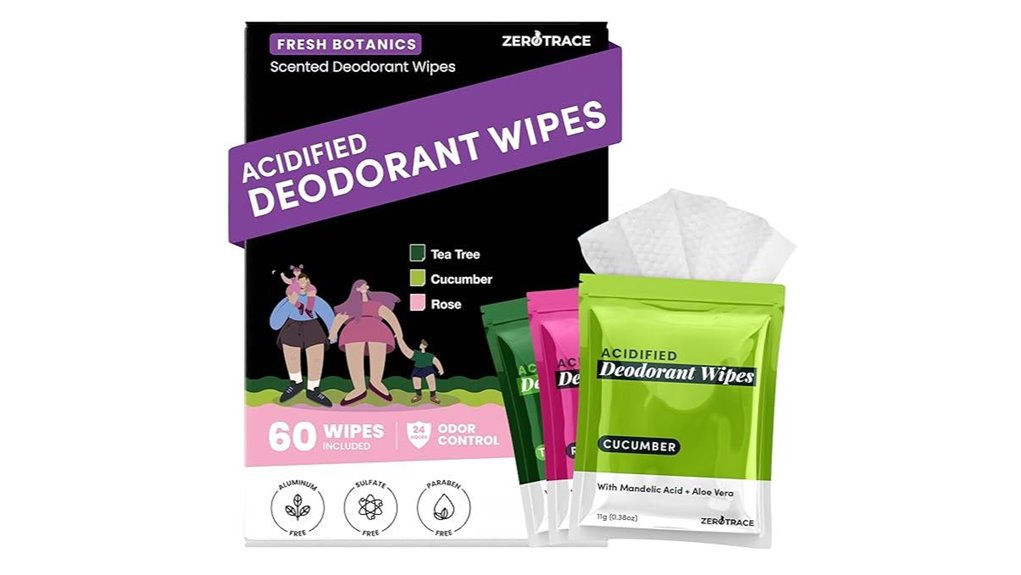 60 count hypoallergenic travel wipes