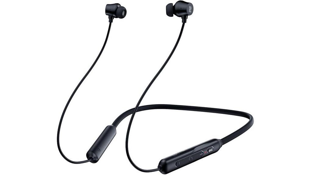 Must-Have Earbuds for Travel (Battery + Noise Reduction) 7 60 hour wireless noise cancelling neckband