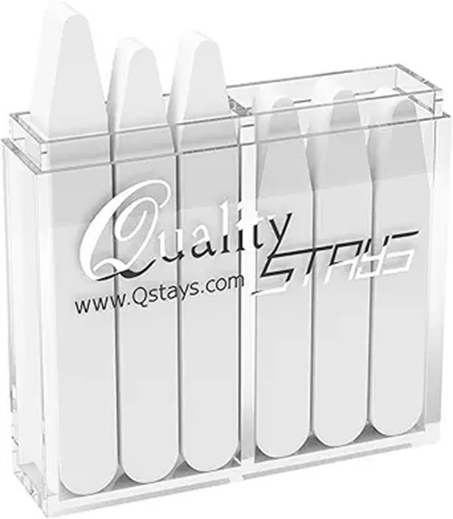 60 plastic collar stays