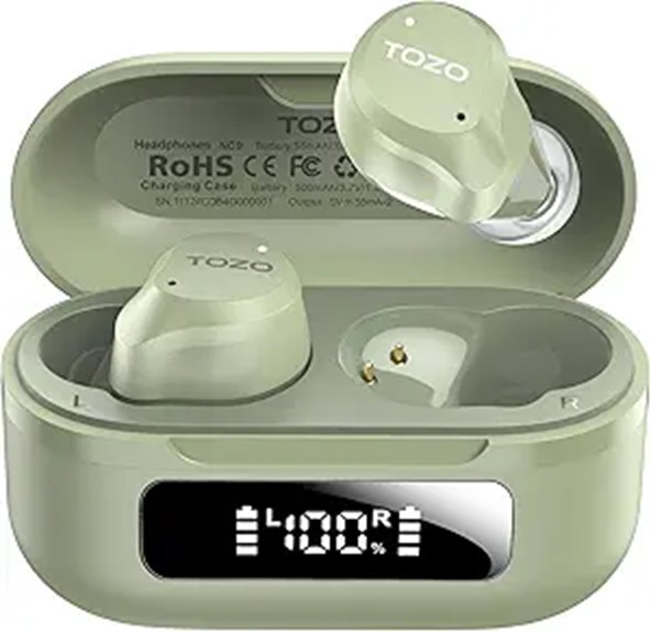 Top Wireless Earbuds for Travel: Battery Life & ANC You’ll Love 12 60h waterproof anc earbuds